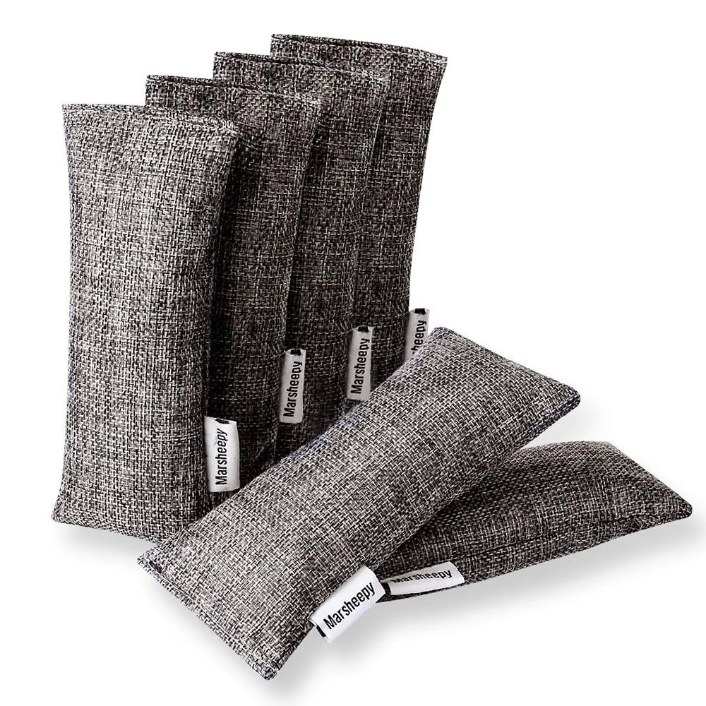 6 Pack Activated Charcoal Odor Absorber Bags