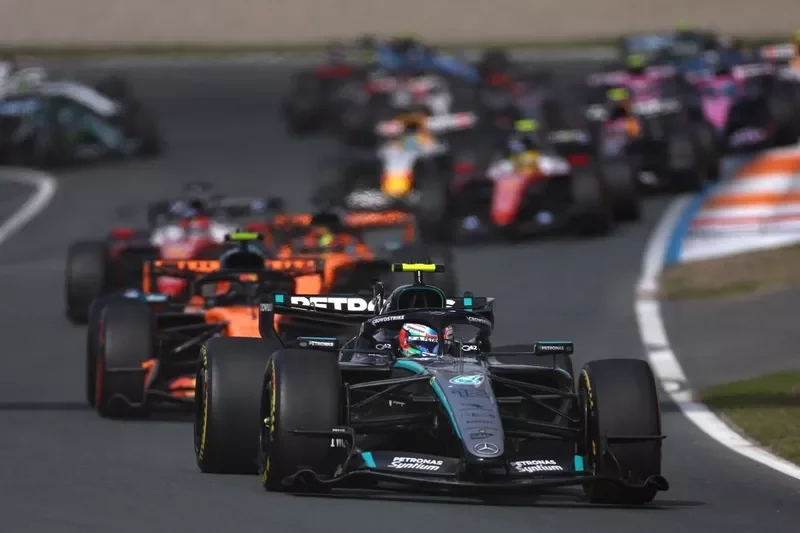 Andrea Kimi Antonelli, Mercedes, Lando Norris, McLaren