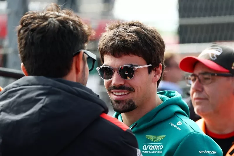 Lance Stroll, Aston Martin Racing, Esteban Ocon, Haas F1 Team