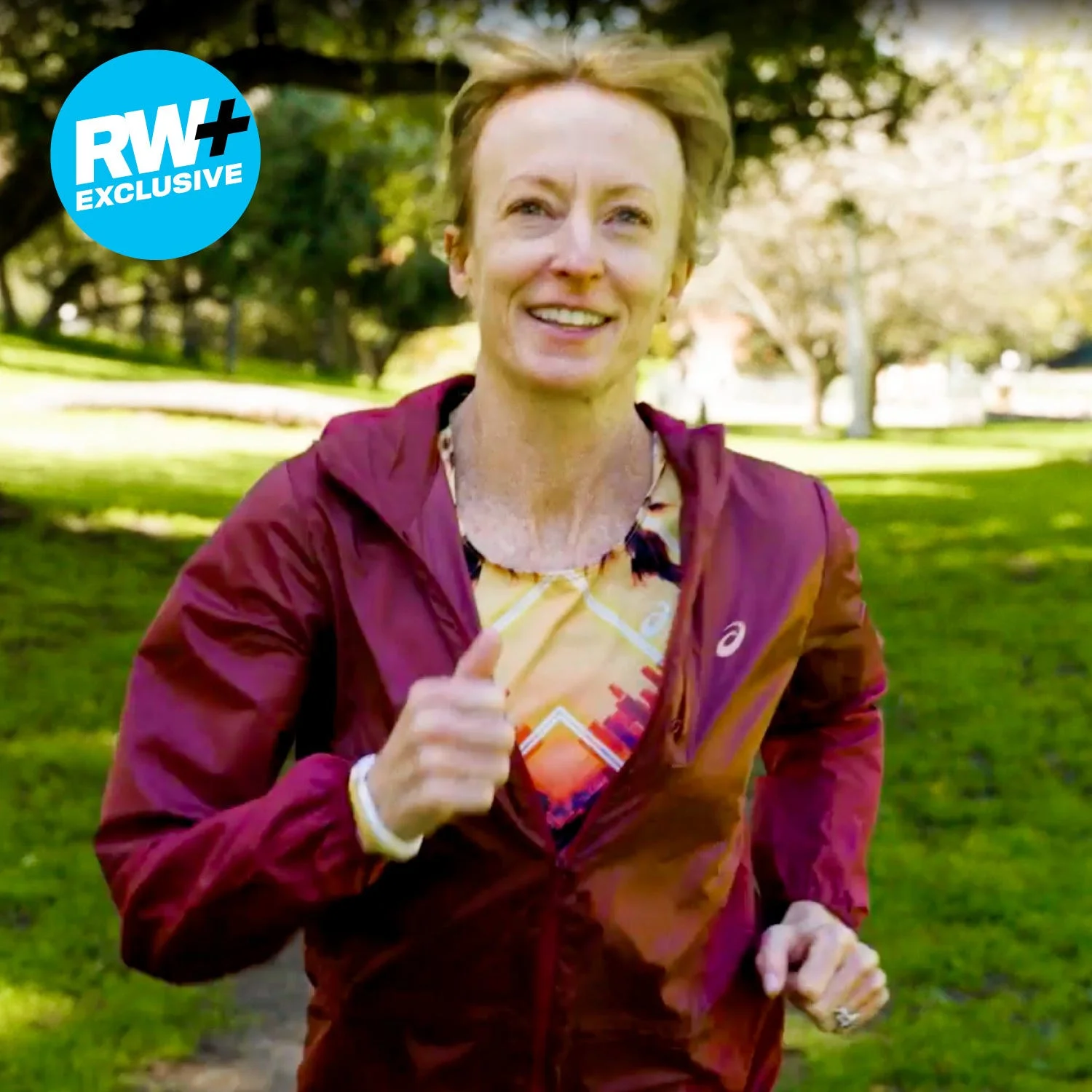 person jogging in a park wearing sports attire person jogging in a park wearing sports attire