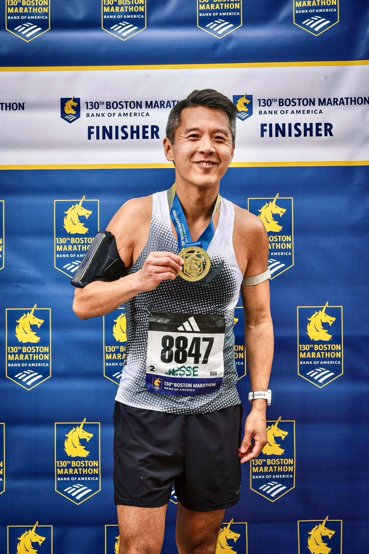 Jesse Liu posing outdoors in a candid moment