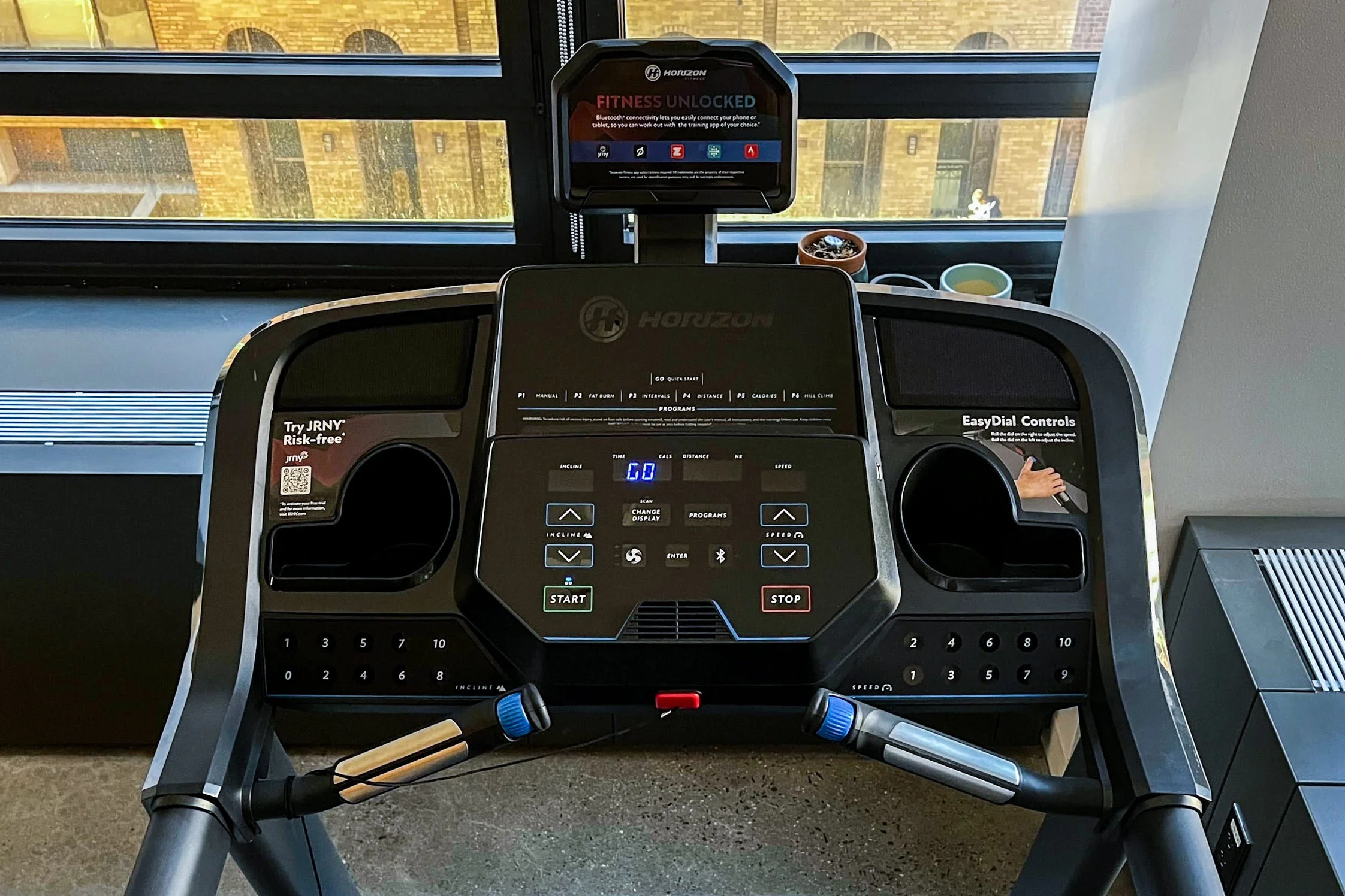 horizon t101 treadmill control panel